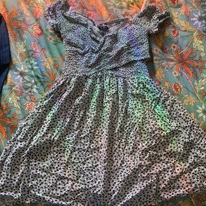 Lulus mini cross front dress